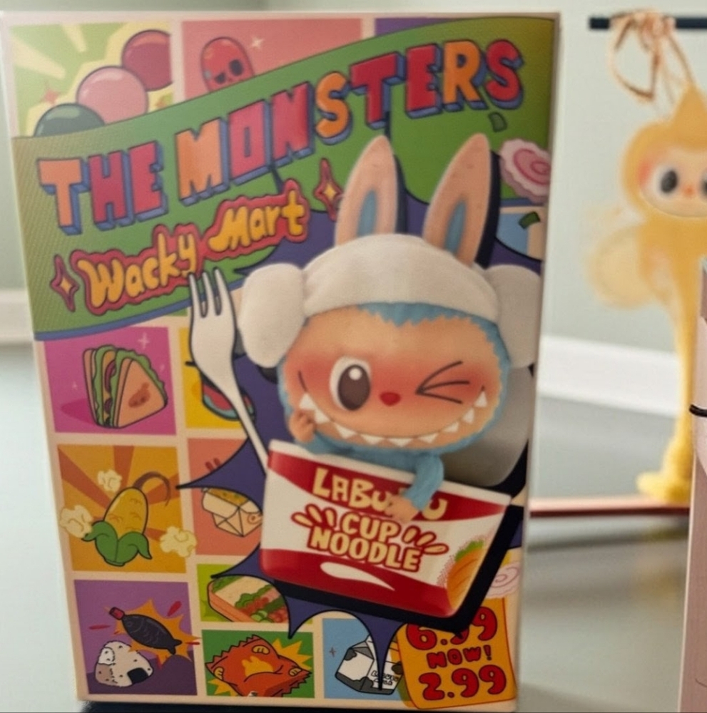 The Pop Mart Monsters Wacky Mart Labubu Figure Blind Box 100% Authentic